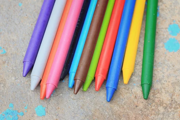 Crayones de cera —  Fotos de Stock