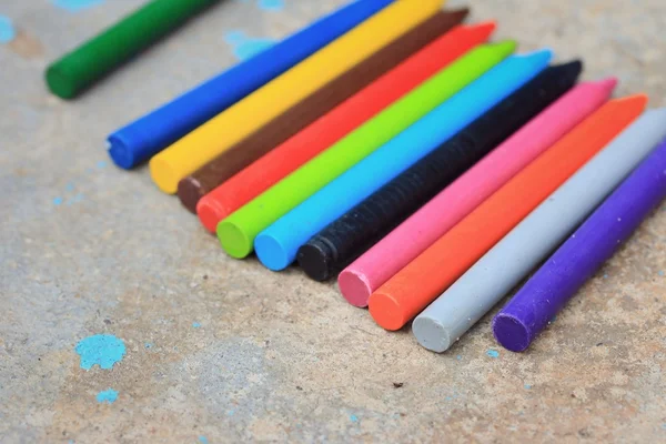 Wax crayons — Stock Photo, Image