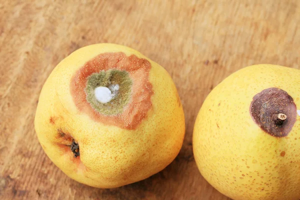 ahşap vintage çürük armut meyve