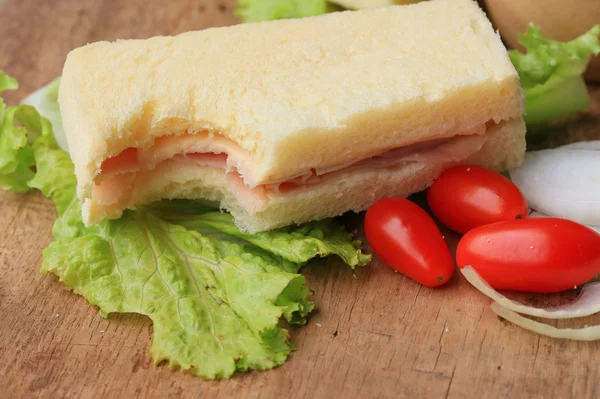Tasty sandwiches bread to butter — Stock Photo, Image
