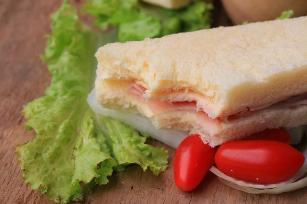 Tasty sandwiches bread to butter — Stock Photo, Image