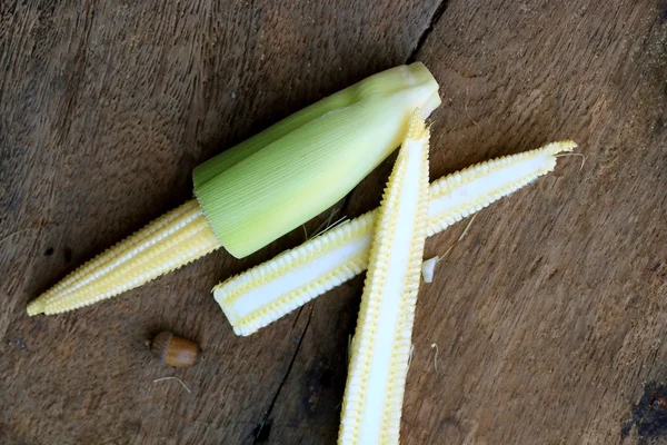 Baby fresh corn — Stock Photo, Image