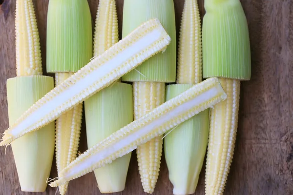 Baby fresh corn — Stock Photo, Image