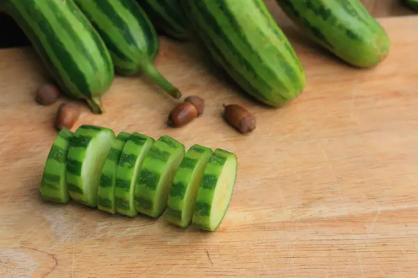 Gemüse frische Gurken — Stockfoto