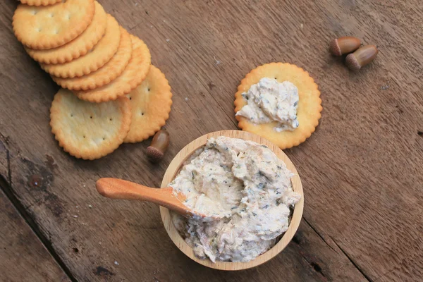 Biscoitos de atum saborosos — Fotografia de Stock