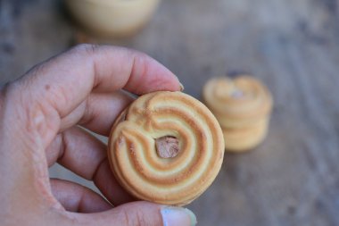 lezzetli krem kurabiye