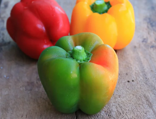 Colorful sweet peppers — Stock Photo, Image