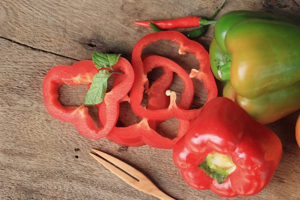 Pimentos doces coloridos — Fotografia de Stock