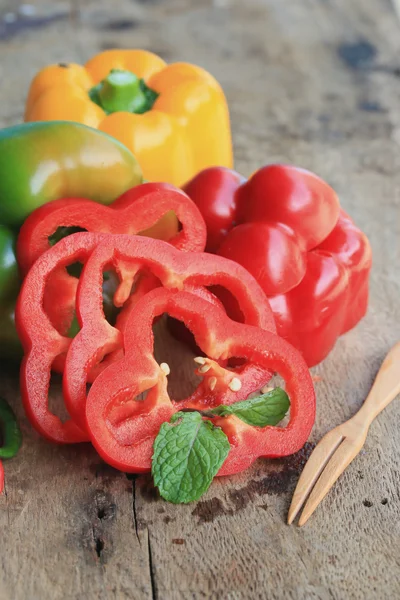 Pimentos doces coloridos — Fotografia de Stock