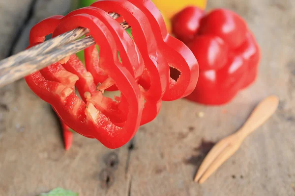 Pimentos doces coloridos — Fotografia de Stock