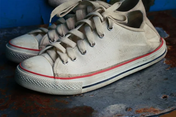 White sneakers — Stock Photo, Image