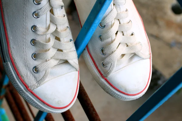 White sneakers — Stock Photo, Image