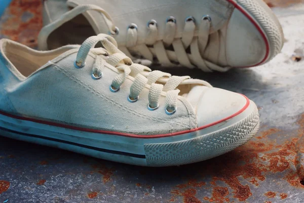 White sneakers — Stock Photo, Image