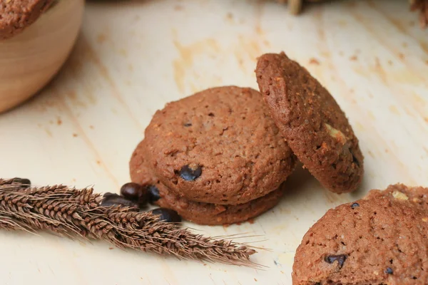 Galletas con chips de chocolate — Foto de Stock