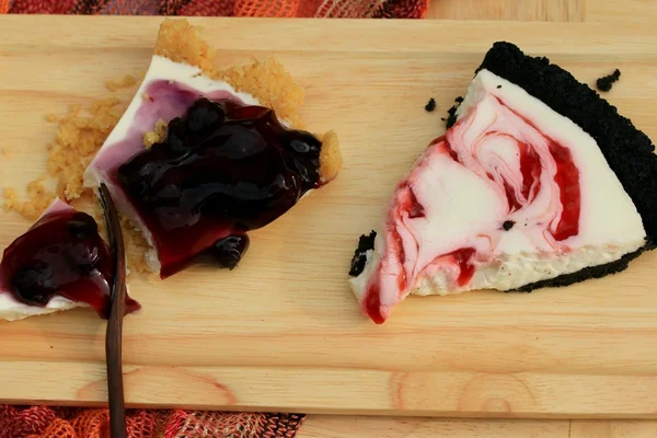 Blue berry cheese cake — Stock Photo, Image