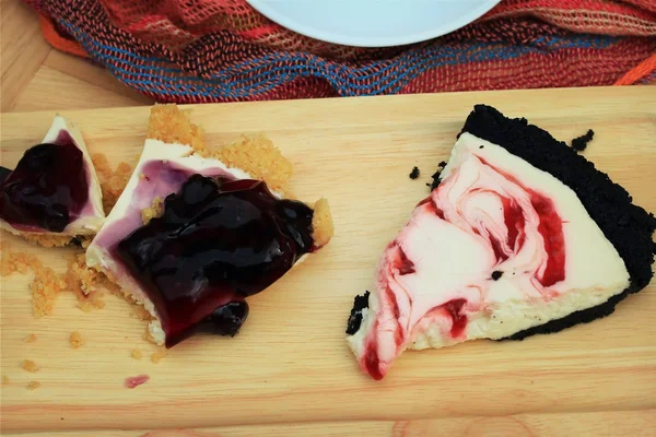 Blue berry cheese cake — Stock Photo, Image