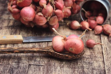 Arpacık ahşap vintage üzerinde