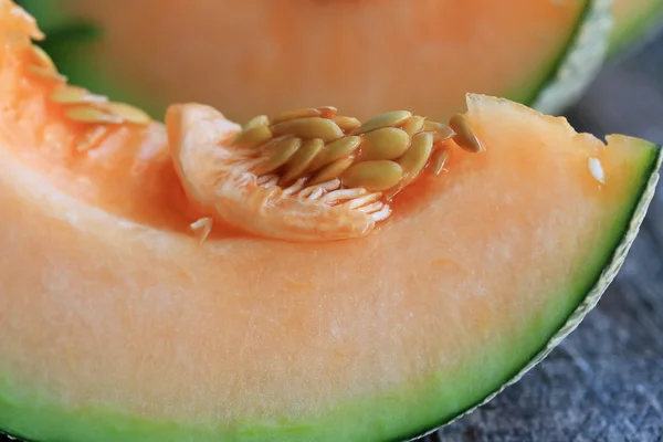 Färsk apelsin melon — Stockfoto