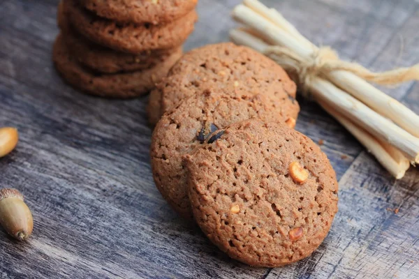 Tasty chocolate chip cookies — Stock Photo, Image