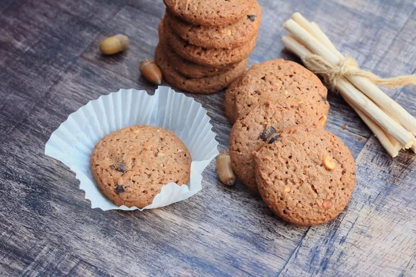 Galletas de chocolate sabroso chip —  Fotos de Stock