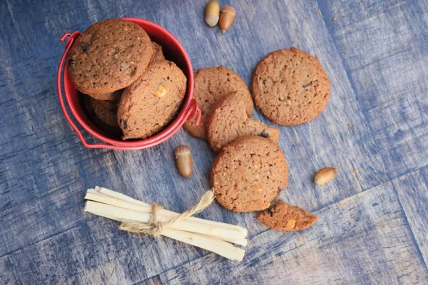 Galletas de chocolate sabroso chip — Foto de Stock