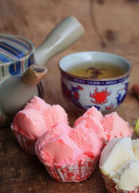 Renkli lezzetli cupcakes