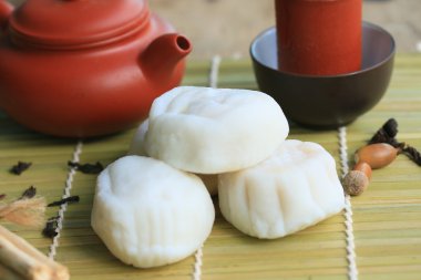 Mochi Japon tatlısı.