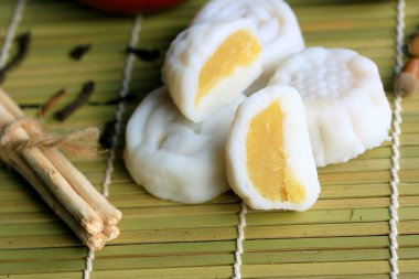Mochi Japon tatlısı.