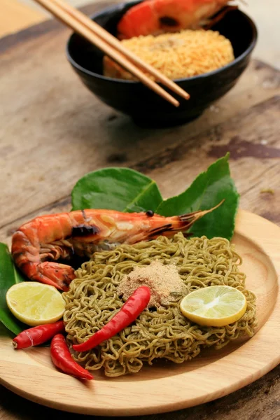 Fideos instantáneos secos — Foto de Stock