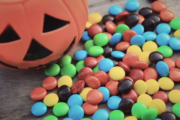 Цукерки шоколад Хеллоуїн день — стокове фото