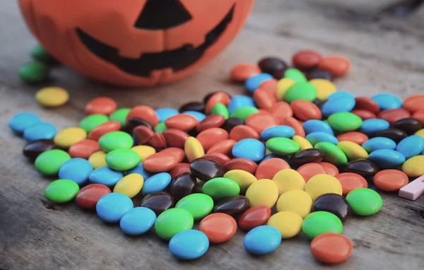 Bonbons chocolat jour d'Halloween — Photo