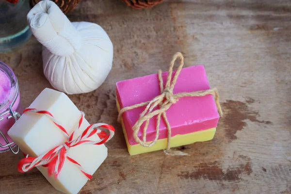 Spa soap sea salt — Stock Photo, Image