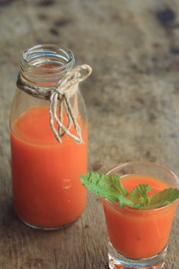 taze havuç suyu ile