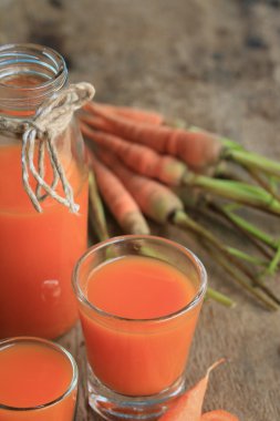 taze havuç suyu ile