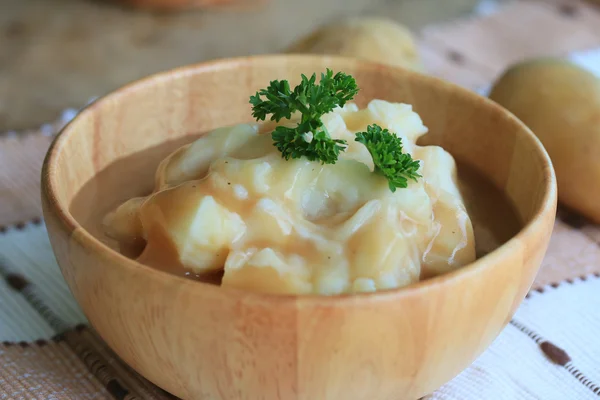 Purè di patate con purè fresco — Foto Stock