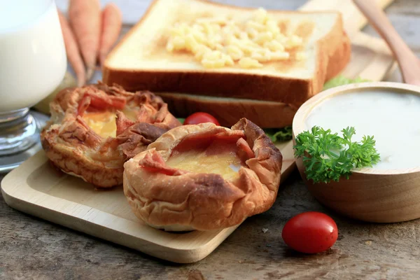 Suppe Kartoffeln mit Frühstück — Stockfoto