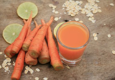 havuç suyu ile yulaf pul