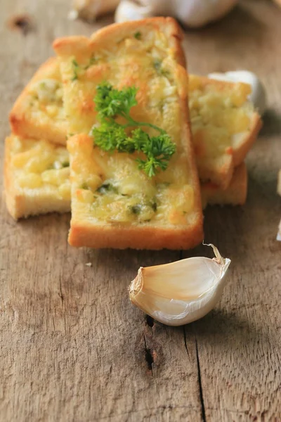 Ekmek sarımsak tereyağı ile — Stok fotoğraf