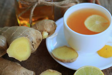 zencefil ile sıcak çay