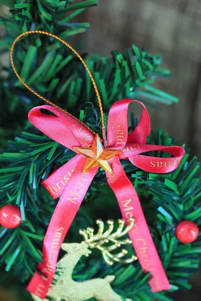 Christmas decorative gift box — Stock Photo, Image