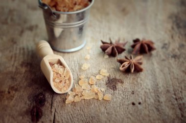 Organik şeker kamışı kahverengi