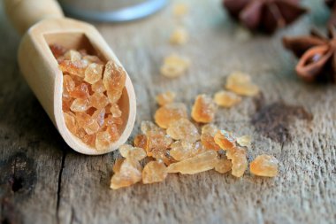 Organik şeker kamışı kahverengi