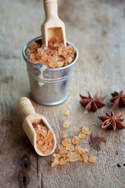 Organik şeker kamışı kahverengi