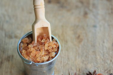 Organik şeker kamışı kahverengi