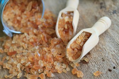 Organik şeker kamışı kahverengi