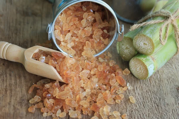 Organik şeker kamışı kahverengi