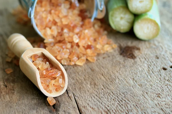 Organik şeker kamışı kahverengi