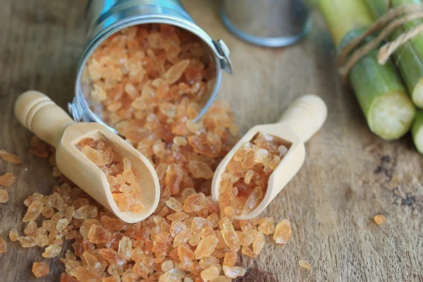 Organik şeker kamışı kahverengi