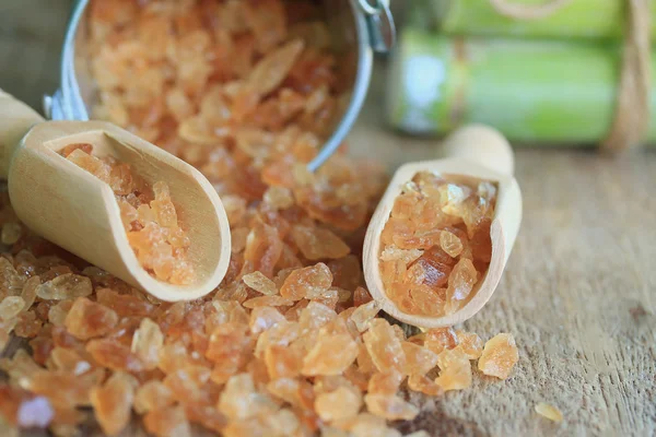 Organik şeker kamışı kahverengi