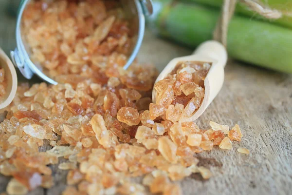 Organik şeker kamışı kahverengi